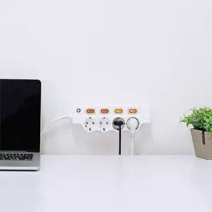 무타공 강력접착 다용도 만능 멀티탭 걸이 CONNECT W4DDEAF