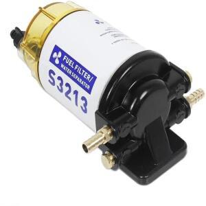 S3213 연료 필터 수분 분리기 어셈블리 Mercury Quicksilver OMC 해양 엔진 보트 용 선외 10 마이크론 키트