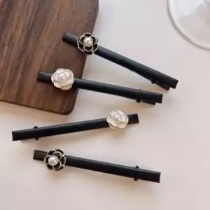 앞머리 집게핀 헤어핀 옆머리 머리핀 플라워 포인트