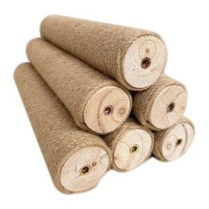 고양이 스크래칭 포스트 나무 모양 씨실 원목 DIY 새끼 캣타워 교체 호환   기둥 악세사리 가구 애완 동물