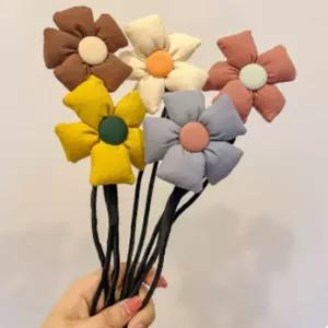 머리끈 로우번 와이어머리끈 헤어끈 꽃머리끈 똥머리끈 플라워