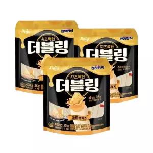 진주햄 진주 천하장사 더블링 콰트로치즈 400g X 3개
