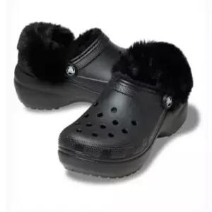 [크록스]Classic Platform Fuzz Lined Cg