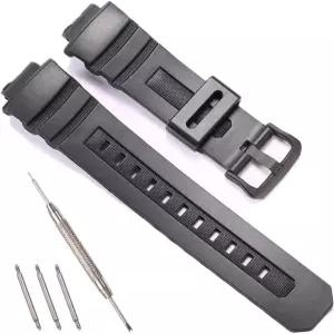카시오 G-Shock AWG-M100 AWR-M100 AW590/591 스포츠워치 교체 밴드에 적합한 RCNZWQB 레진 스트랩