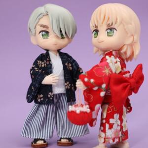 몽테조이 Obitsu 11 기모노 옷 벚꽃 의류 액세서리 Ob11YmyDdfGscBody9 인형 용 민족 의상 일본