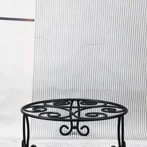 꾸미기 받침대 거치대 철제 수반 원형 철재받침대 인테리어 실내 정원