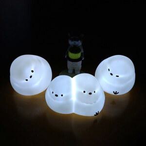 높이 4cm 22cm 장 대형 1 오목눈이 액자 사이드 무드등 시뮬레이션 스탠딩 장작 뱁새 크리스탈