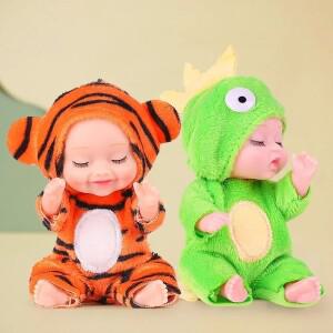 몽테조이 6가지 표정을 지닌  다시 태어난 인형: 귀여운 잠자는 꿈꾸는 BJD 장난감