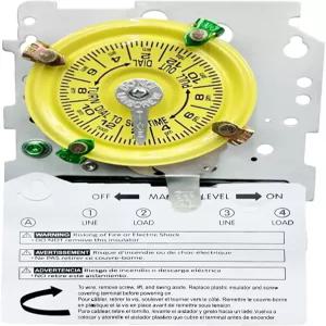 T104M 전기 기계식 타이머 스위치 수동 오버라이드 하루 1-12 사이클 다용도 스케줄링 풀 펌프 온수기 조명