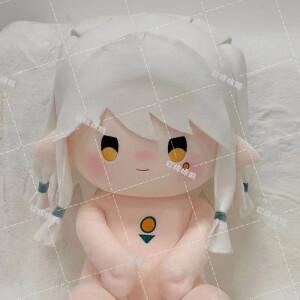 몽테조이 40CM 애니메이션 Aotu World Palos 속성 플러시 드레스 코튼 인형 코스프레 옷 야수 귀 크리스마