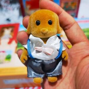 몽테조이 숲가족 순록 토끼 팬더 동물 시뮬레이션 인형 집 가구 장난감 세트 하우스 액세서리 어린이를 크