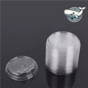 투명 아이스컵 뚜껑 편리한 일회용 컵 덮개 일회용컵뚜껑 뚜껑 컵뚜껑