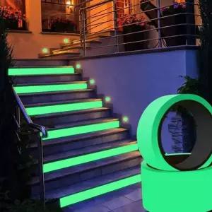 야간 안전 테이프 축광 비상 계단 야광 테이프 대피 용품 미끄럼 라이트 스티커 재난 어둠 안내 방지
