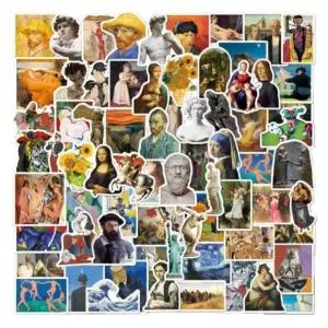 명화 유화 예쁜 그림 스티커 98종 다이어리꾸미기 태블릿꾸미기 방수스티커