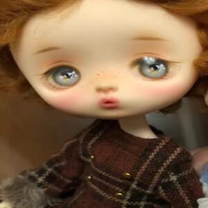 몽테조이 Jerryberry BJD 인형 컬렉션 빈티지 소녀 바디 이동식 디자이너 장난감 스타 눈