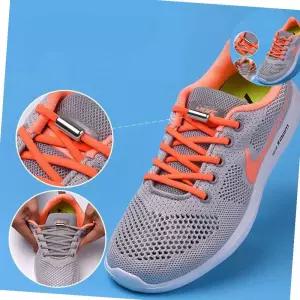 캡슐신발끈 매듭없는 고탄성 운동화끈 회전 캡슐 신발끈 세트