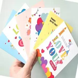 고품질 생일 축하 팝업 카드 특별 디자인 3D 카드와 봉투 (WFK6O05)