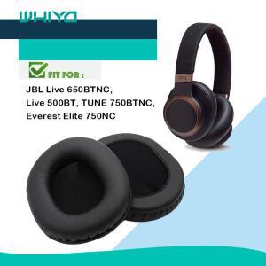 JBL호환 Everest Elite 750NC TUNE Live 500BT 헤드폰 쿠션 커버 이어패드용 Whiyo 교체용 이어 패드