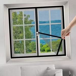 지퍼 방충망 간편 접이식 모기장 창문 방충망 현관 차단