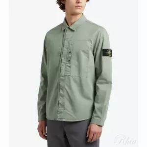 스톤아일랜드 25 1200033 수피마 코튼 트윌 스트레치 TC 오버셔츠 K1S15 S0010 V0055 수피마