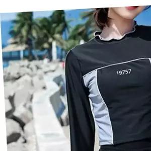 캡내장형 크롭 래쉬가드 수영복래쉬가드세트 남성래쉬가드세트 하이웨스트 비치웨어 세트