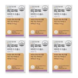 락피도 비타민D 드롭스 드롭 어린이 아기 유아 액상 라피도 6개 MJ