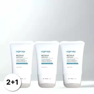 오제닉스 바이오플리 앰플 두피 홈케어 100ml 3개