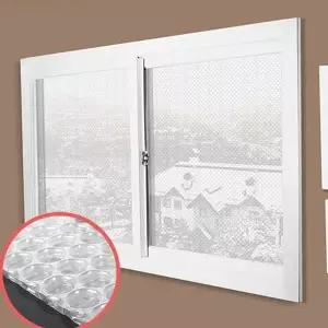 베란다 단열 시트 결로방지 사무실 보온 창문 단열 시트 겨울 바람막이 현관문 문풍지 비닐 차단 냉기