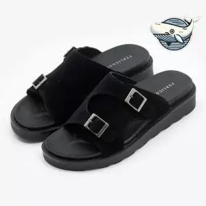 편안한 투버클 슬리퍼 4cm 키높이 여성 WFH6AZB