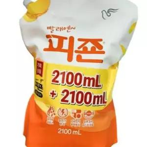 리필용 대용량 섬유 유연제 미세먼지 의류 세탁용 세트