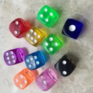 컬러 주사위 복불복 벌칙게임 주사위게임 게임용품 컬러 주사위 보드게임