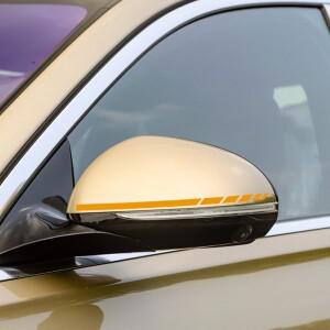 루보식 메르세데스 벤츠 A B C E CLA S V R ML AMG W176 C117 W205 W213 C253용 스트라이프 스티커 후사경