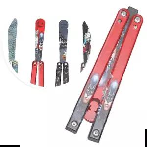 발리콤 발리송 연습용 접는칼 묘기 일체형 에디션