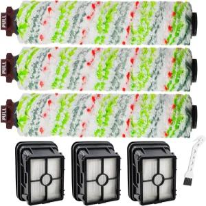 Bissel CrossWave 2306A 1785 시리즈 진공용 크로스웨이브 브러쉬 롤 교체 1866 필터(2460 멀티 표면 3팩