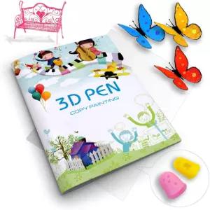 3D 프린팅 드로잉북 재사용 가능한 컬러풀한 40가지 패턴 두꺼운 종이 템플릿 투명한 판 펜 DIY 선물용
