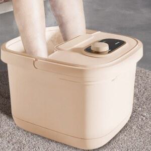 난방 기능이 있는 자동 발 스파 목욕 마사지기, 깊은 종아리 담그는 욕조, 가정용 지압 버블 발 세면대