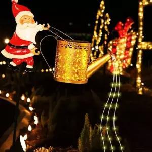 정원인테리어 bns 미니전구 산타 조명 크리스마스 램프 물방울 디자인