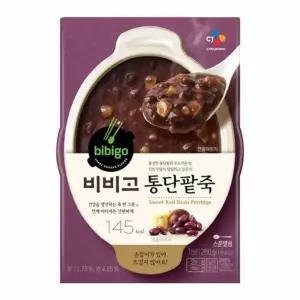 CJ 비비고통단팥죽 280g 아침대용죽세트 아침대용죽 비비고죽 죽 죽용기