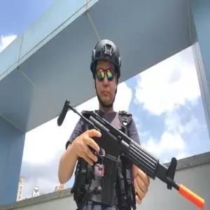 실제 크기 한국군 제식 소총 K1 라이플 에어소프트건 (WFK9A8L)