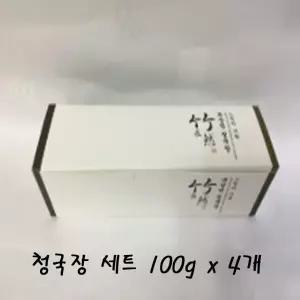 죽장연 청국장 세트 100g x 4개 식품 농수산물 반찬 장류 청국장