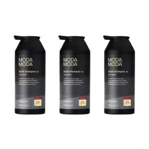 모다모다 샴푸 블랙 제로 그레이 시즌3 모다모아 새치 염색 300g 3개 MJ