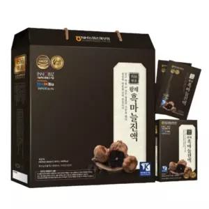 국산 흑마늘진액 60ml 30포 흑마늘즙 건강관리 명절선물용 설날 추석 부모님선물