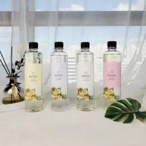 일루젠 실내방향제 디퓨저 리필 500ml/블랙체리/차량/그라스/베이스/화장실/리필액/용기/천연/아로마/실내