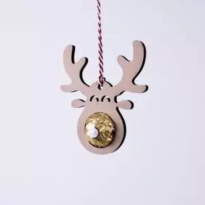 페레로 트리 장식 초콜릿코 루돌프 3개입 (WFK91CT)