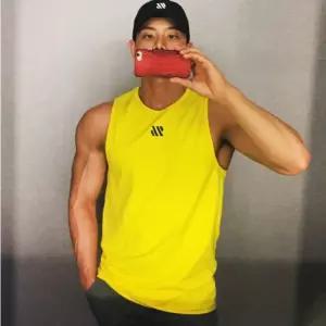 짐웨어나시 머슬핏 민소매 남자 헬스복 보디빌딩 운동복