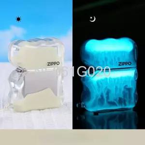  야광 모래시계 지포라이터 네온 발광 zippo