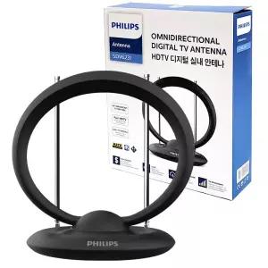 필립스 HDTV 디지털 실내안테나 원형 (지상파방송 TV안테나 무료방송)