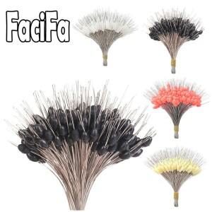 300피스 실리콘 공간 콩 직업 낚시 플로트 저항 안티 스트랜드 워터고기 라인 장비 커넥터 스토퍼