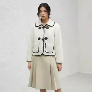 LAP  뽀글이 숏더플코트 퀼팅안감) AR4MZA62