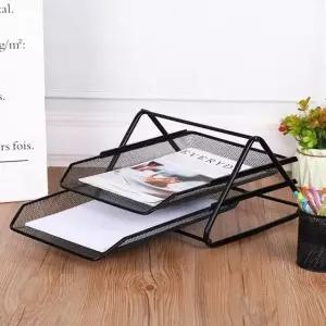 스틸 2단 서류정리함 AB 슬라이드 (WFK914K)